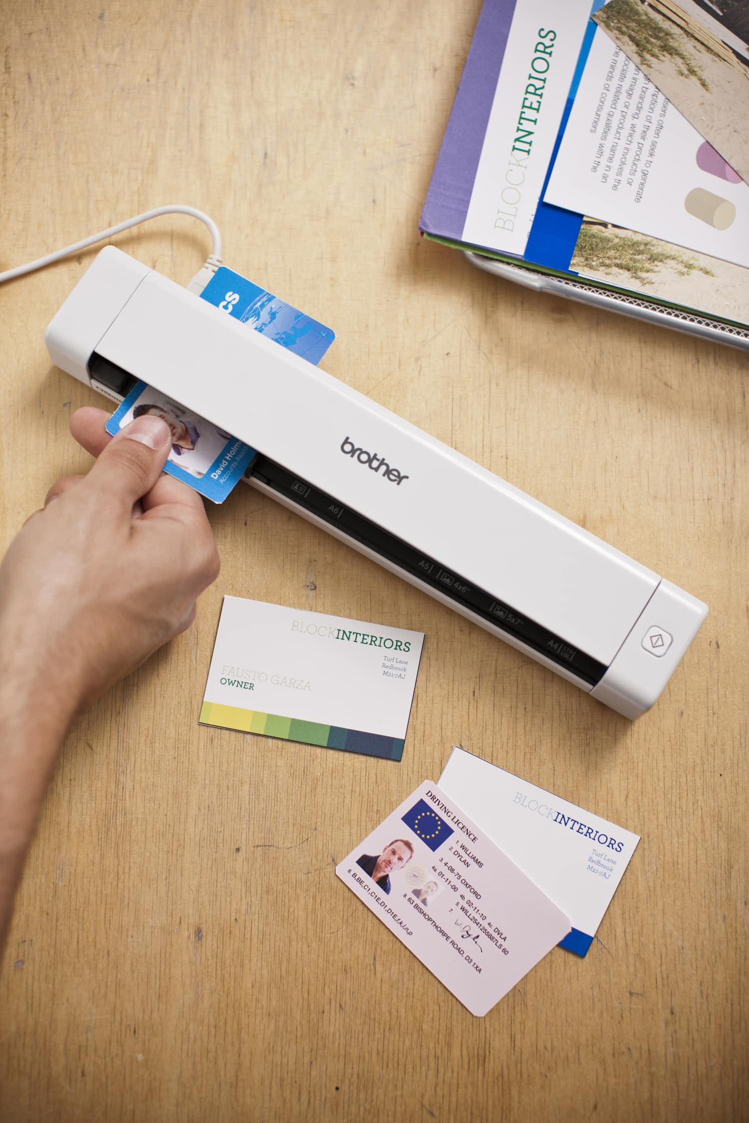 Brother DS-620 draagbare documentscanner voor ondernemers en verkoopteams