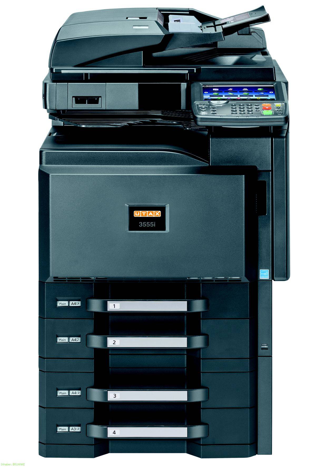 Zwart-wit multifunctionele printer 45 ppm voor kantoor