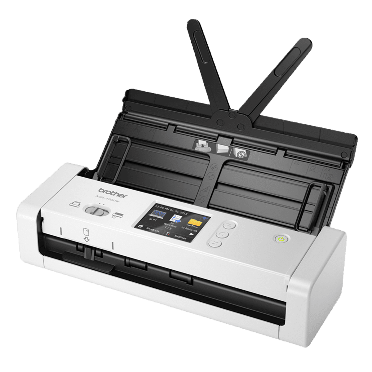 Brother ADS-1700W compacte A4 documentscanner met touchscreen