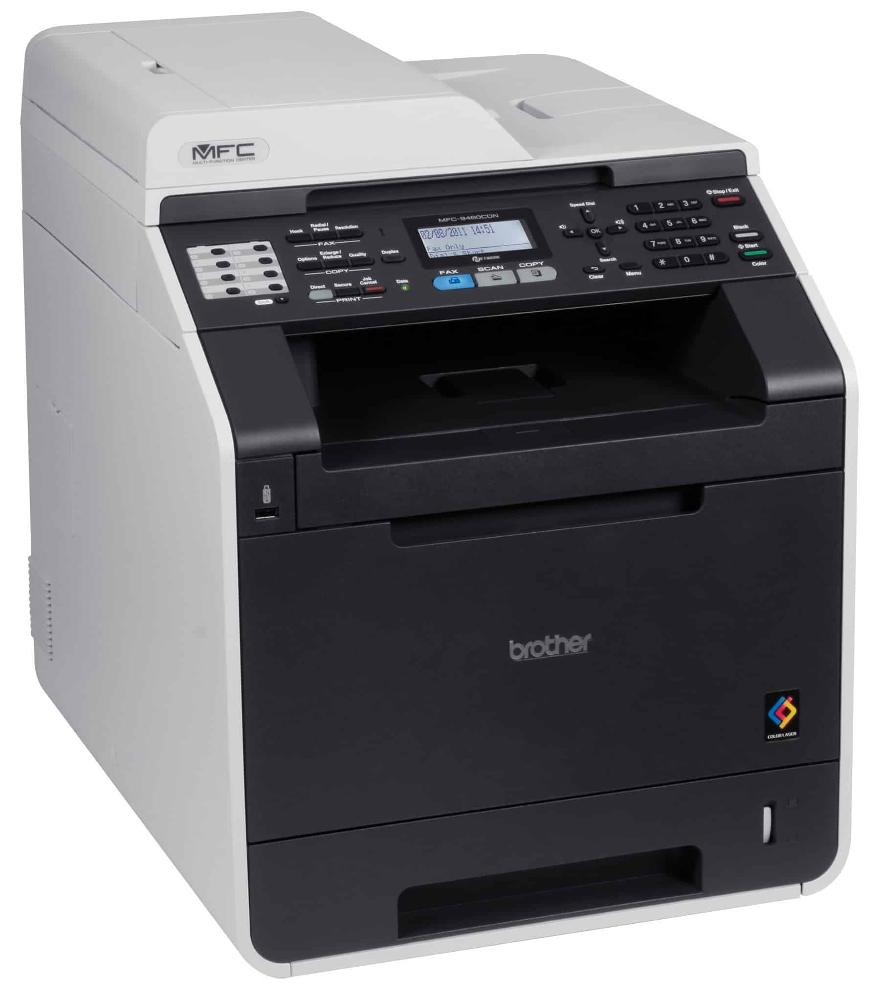 Brother MFC-9460CDN A4 kleuren laserprinter op kantoor