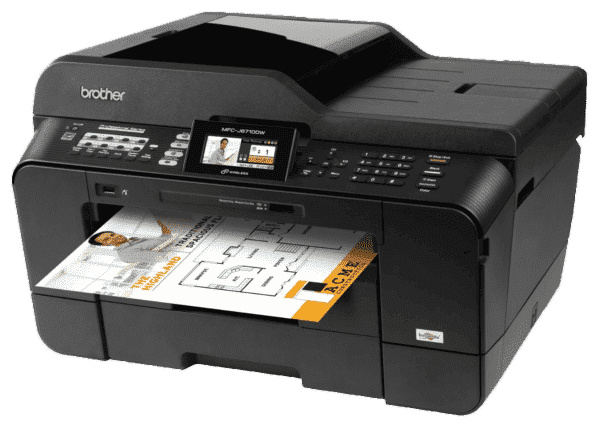 Brother MFC-J6710DW A3 kleuren inkjetprinter op bureau Primefa.nl