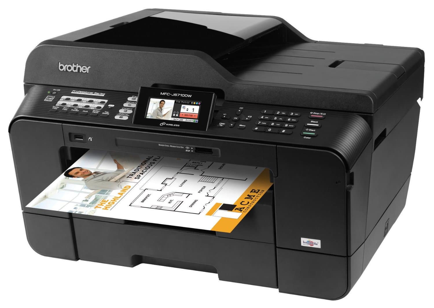 Brother MFC-J6710DW A3 kleuren inkjetprinter voor ondernemers