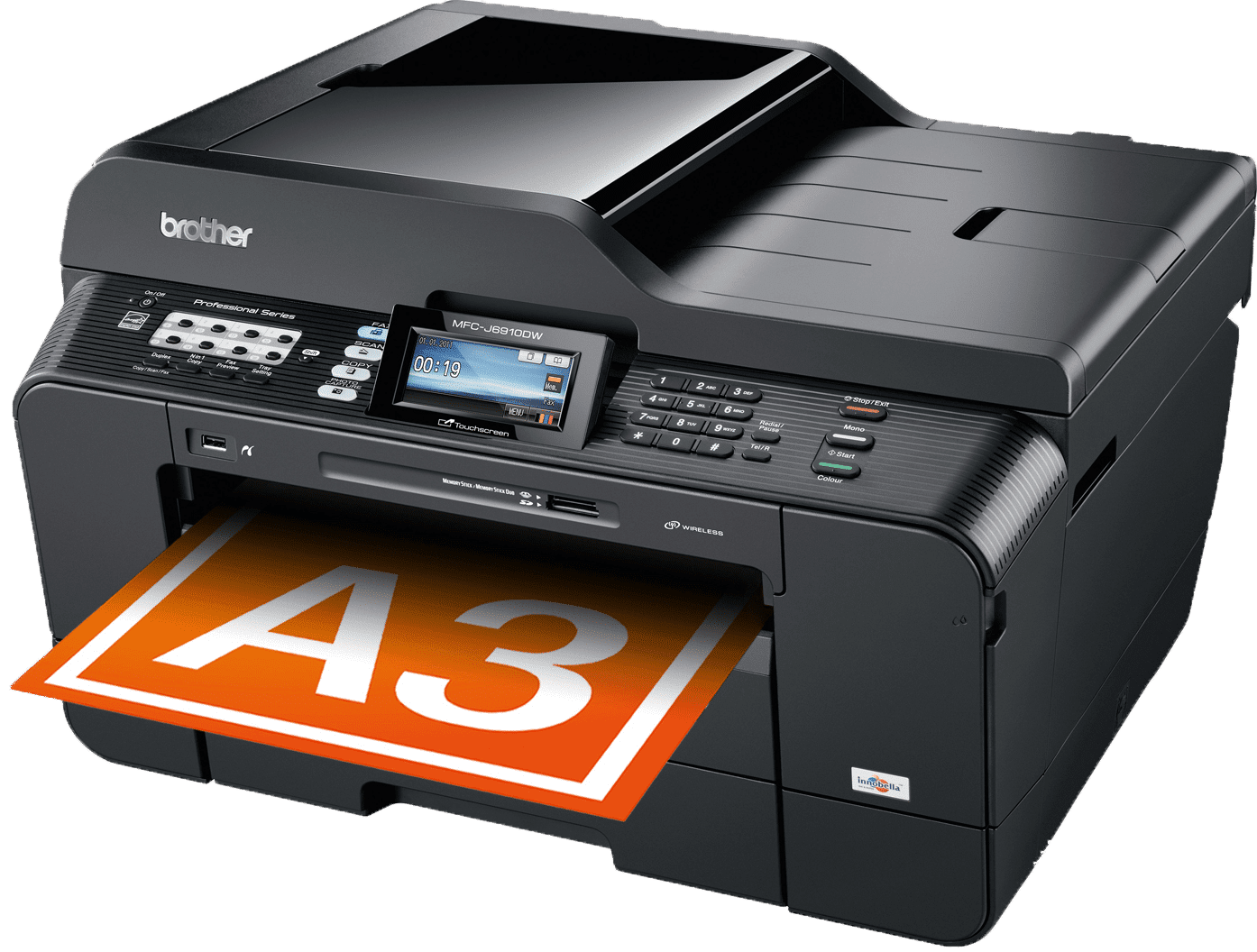 Brother MFC-J6910DW A3 inkjet all-in-one printer op bureau