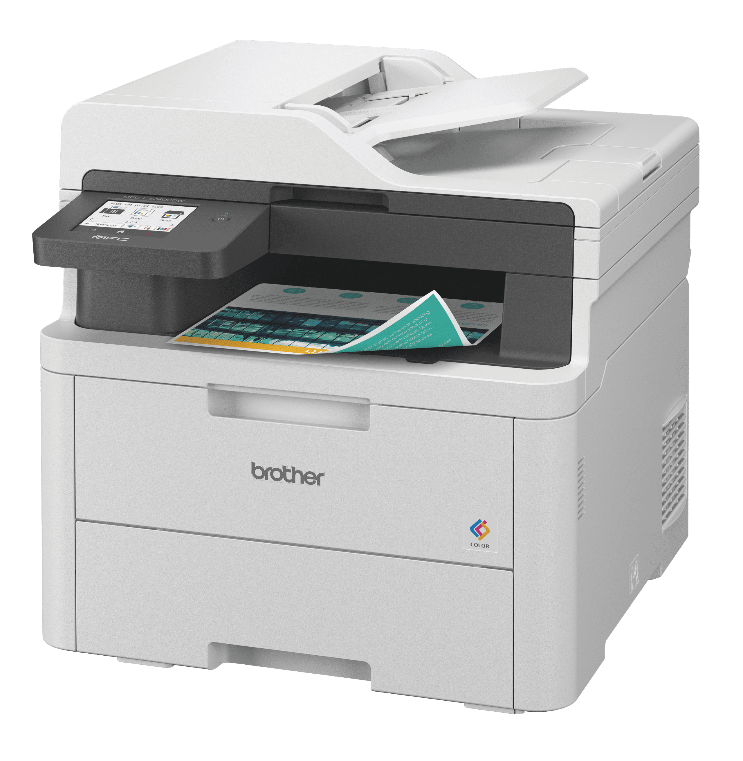 Brother MFC-L3740CDWE A4 kleuren multifunctionele printer op kantoor
