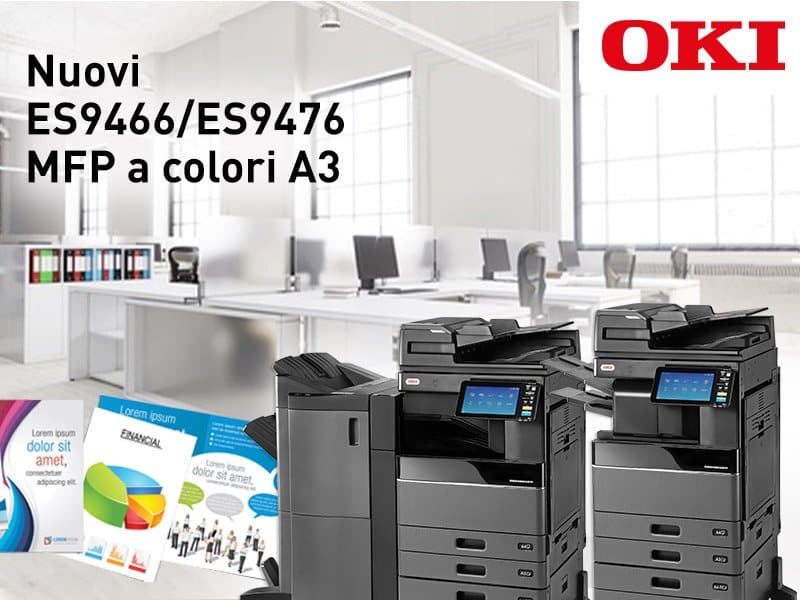 OKI ES9476 A3 multifunctionele kleurenprinter voor kantoor