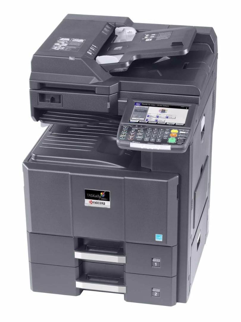 Kyocera Taskalfa 2550ci kleurenmultifunctional kopieerapparaat bestaand uit A3 laden