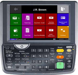 Kyocera TASKalfa kleuren multifunctionele printer met touchscreen