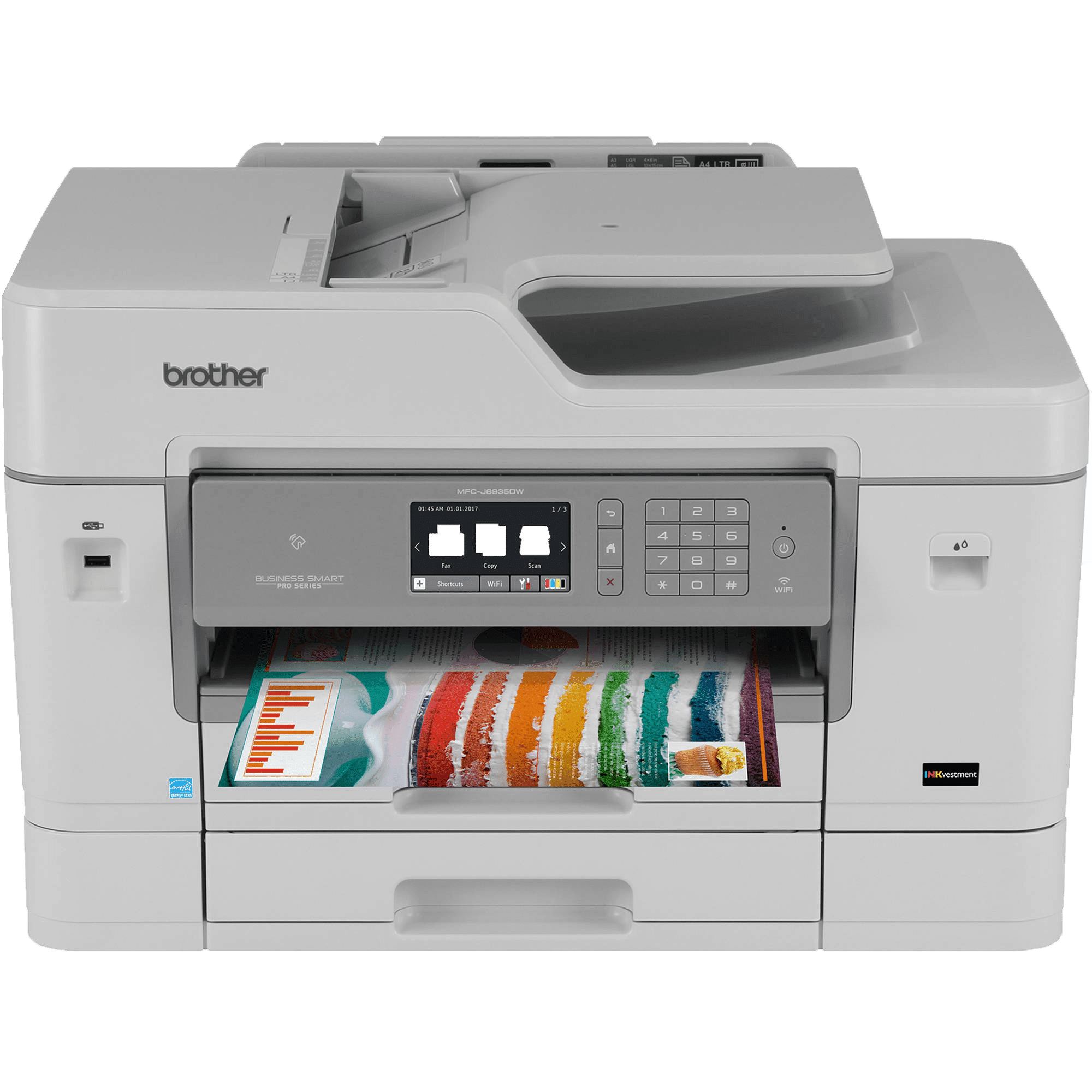 Brother MFC-J6935DW A3 kleuren inkjet multifunctieprinter op bureau Primefa.nl