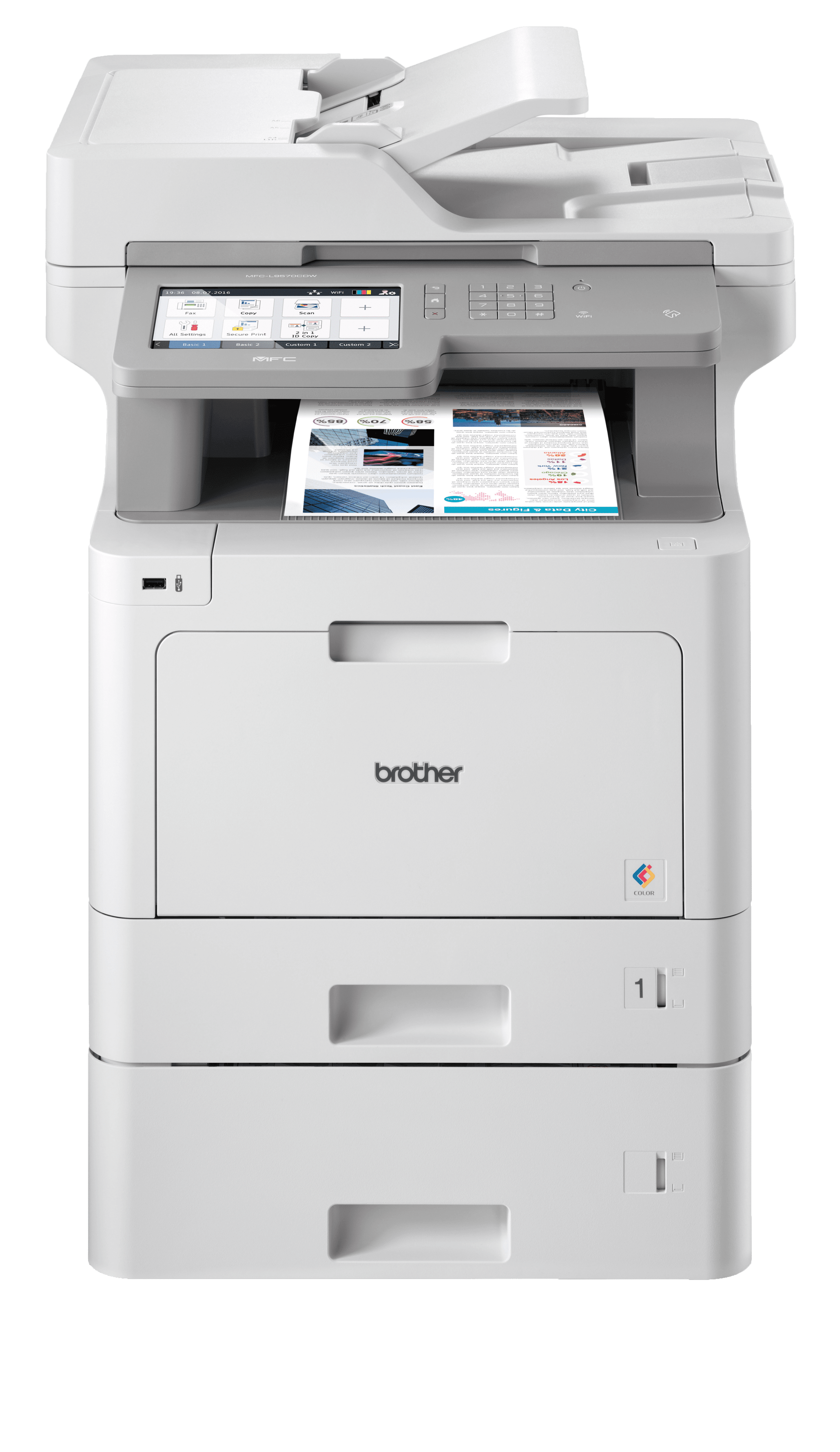 Brother MFC-L9570CDWTSP A4 kleuren multifunctionele printer op kantoor