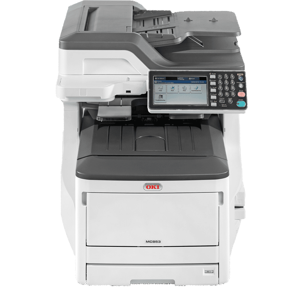 OKI MC853DN A3 kleuren multifunctionele printer en kopieerapparaat