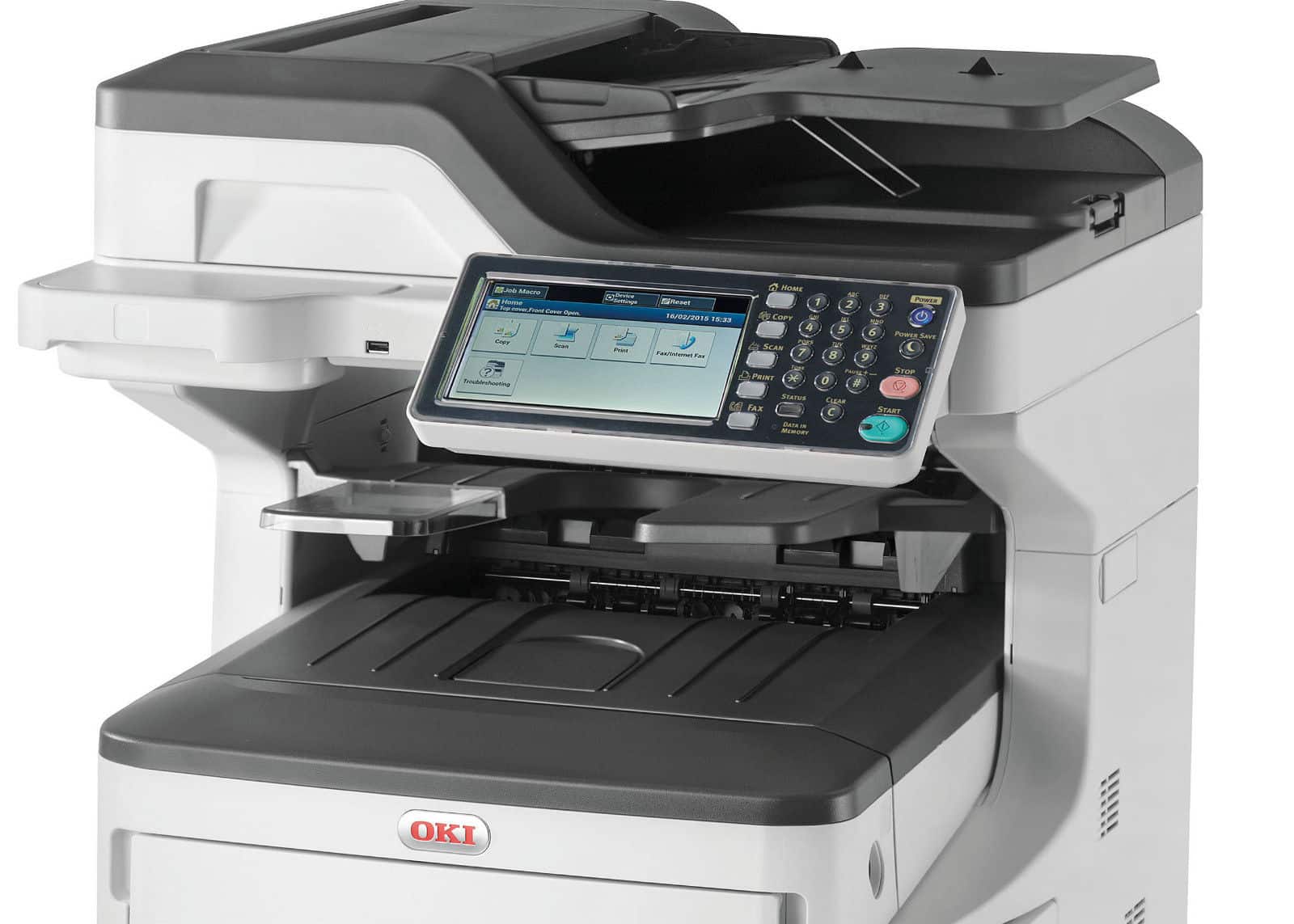 OKI MC873DNCT A3 kleuren multifunctionele printer/kopieerapparaat