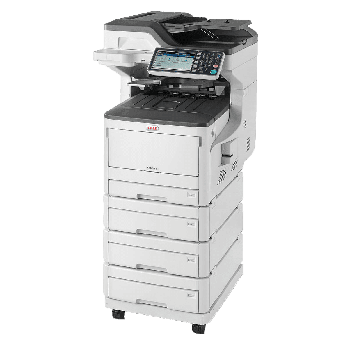 OKI MC873DNV A3 kleuren multifunctionele printer voor ondernemers
