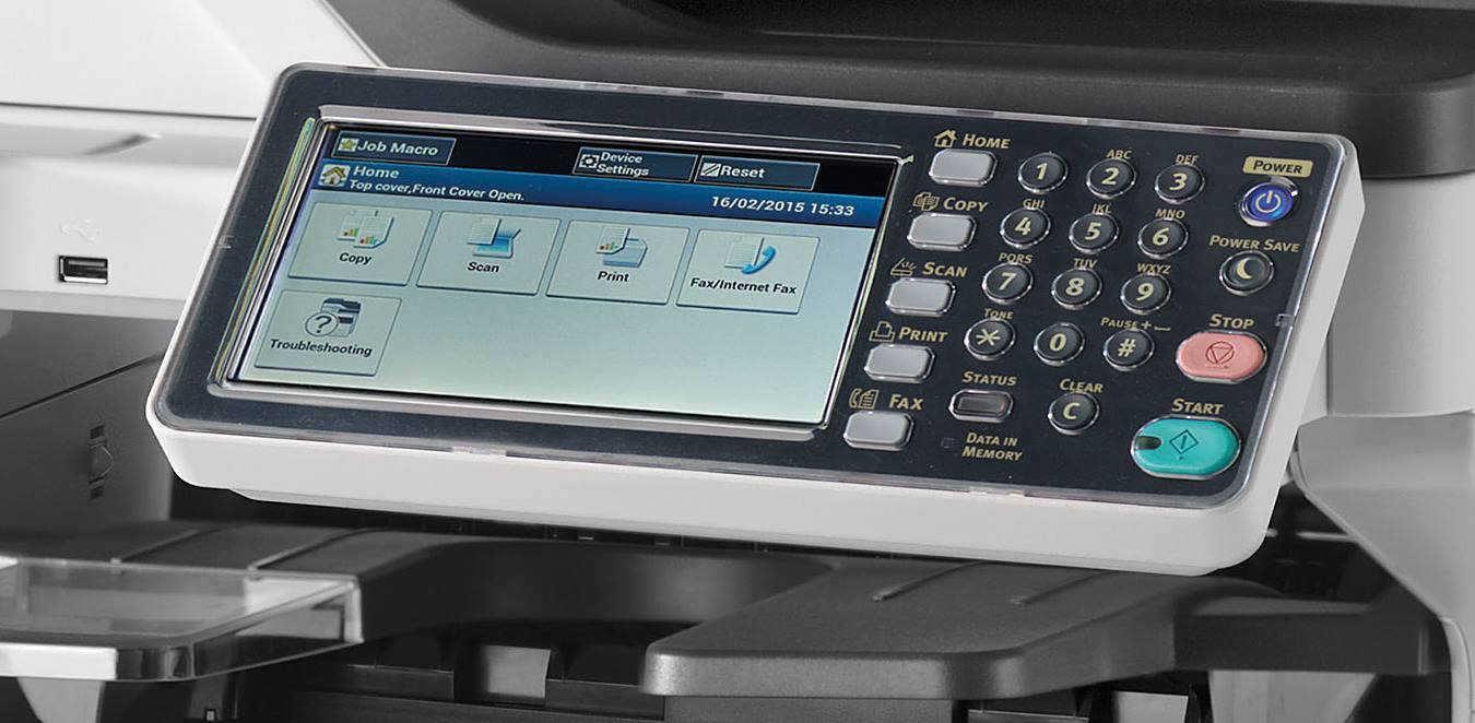 OKI MC873DNV A3 kleuren multifunctionele printer en kopieerapparaat