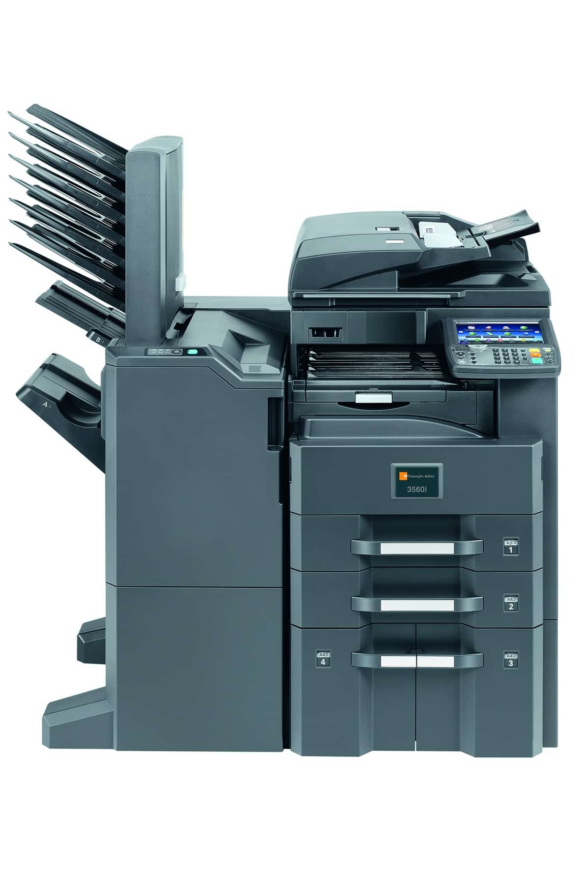 Zwart-witte multifunctionele printer met hoge snelheid en functies
