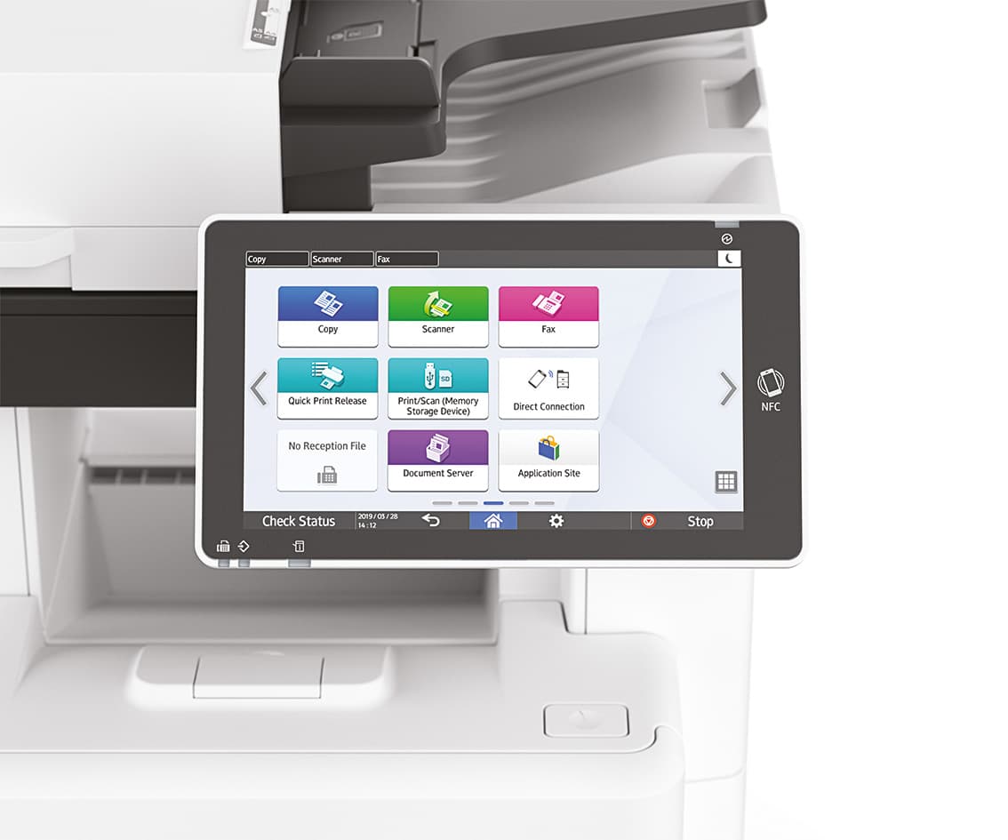 Zwart-witte multifunctionele printer aanbieding van Primefa