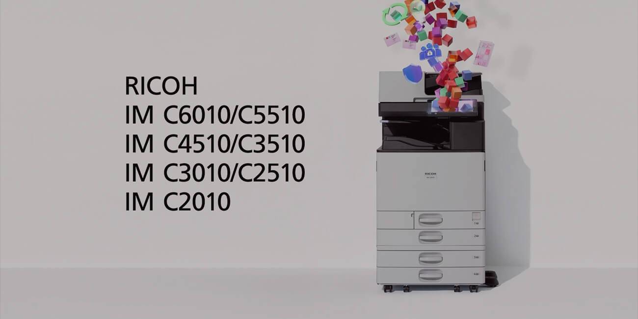 Ricoh IM C2510 kleuren multifunctionele printer in kantooromgeving