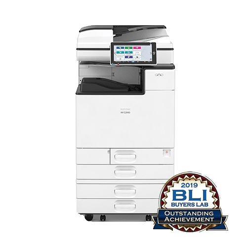 Ricoh C5500A multifunctionele printer in actie voor ondernemers