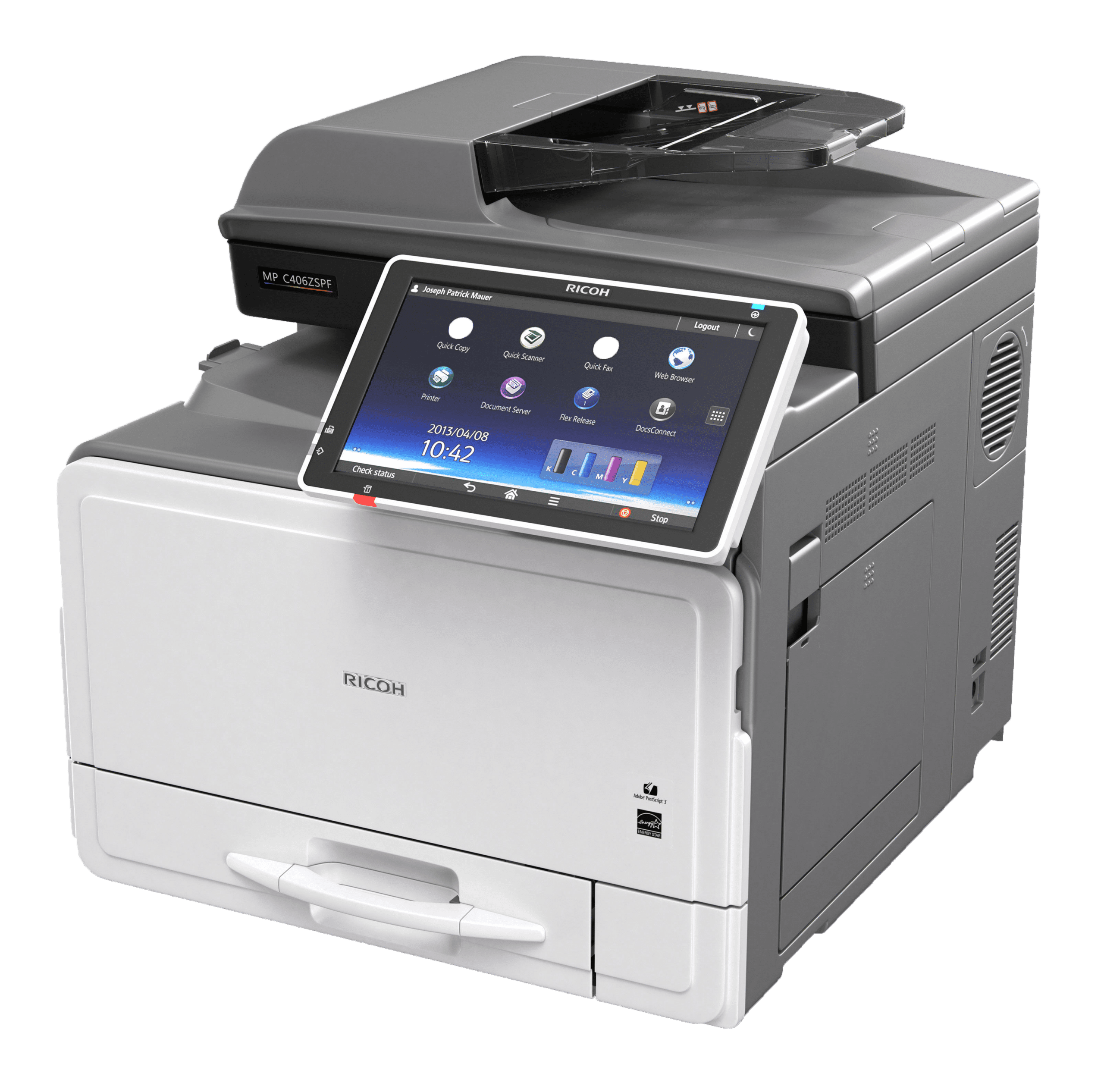 Ricoh MP C307SP multifunctionele kleurenprinter voor kantoor