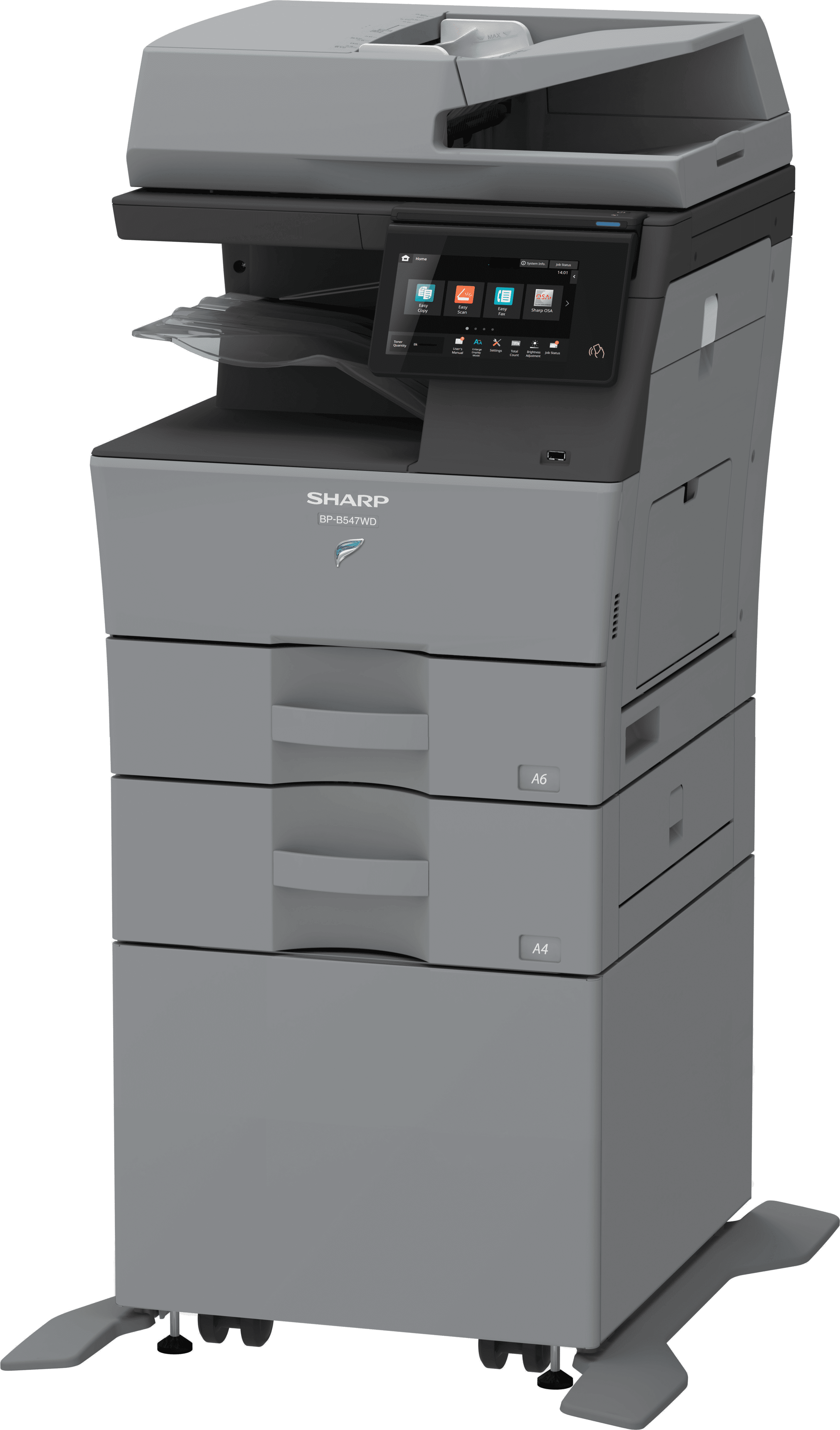 Sharp BP-B547WD multifunctionele zwart-wit printer voor ondernemers