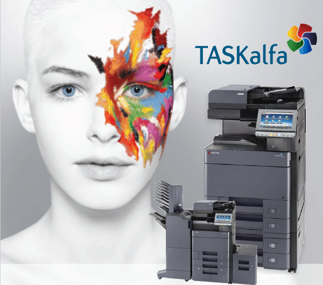 Kyocera Taskalfa 6052ci A3 multifunctionele printer in kantoorruimte