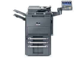 Zwart-wit multifunctionele printer Kyocera Taskalfa 6501i in kantooromgeving