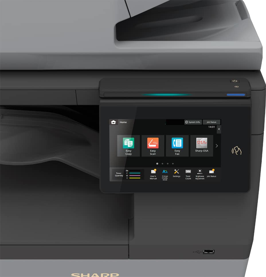 Sharp BP-C542WD A4 kleuren multifunctionele printer voor ondernemers