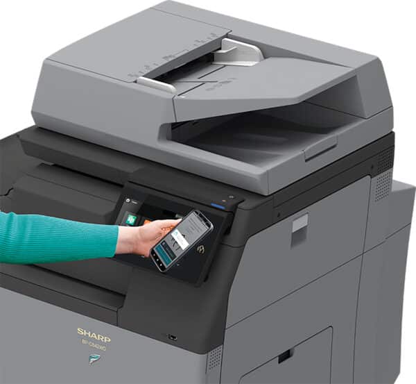 Betaalbaar printer leasen: Sharp BP-C542WD kleuren multifunctionele printer