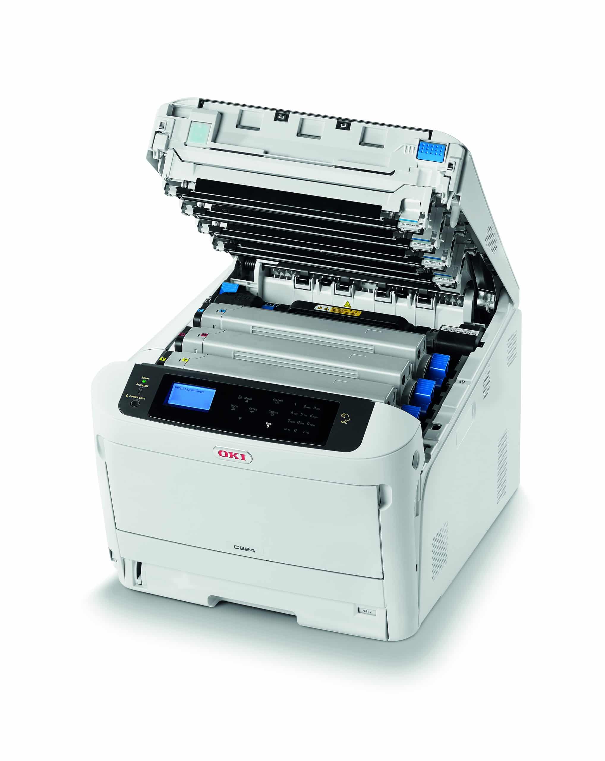 OKI C824 A3 kleurenprinter voor ondernemers op kantoor
