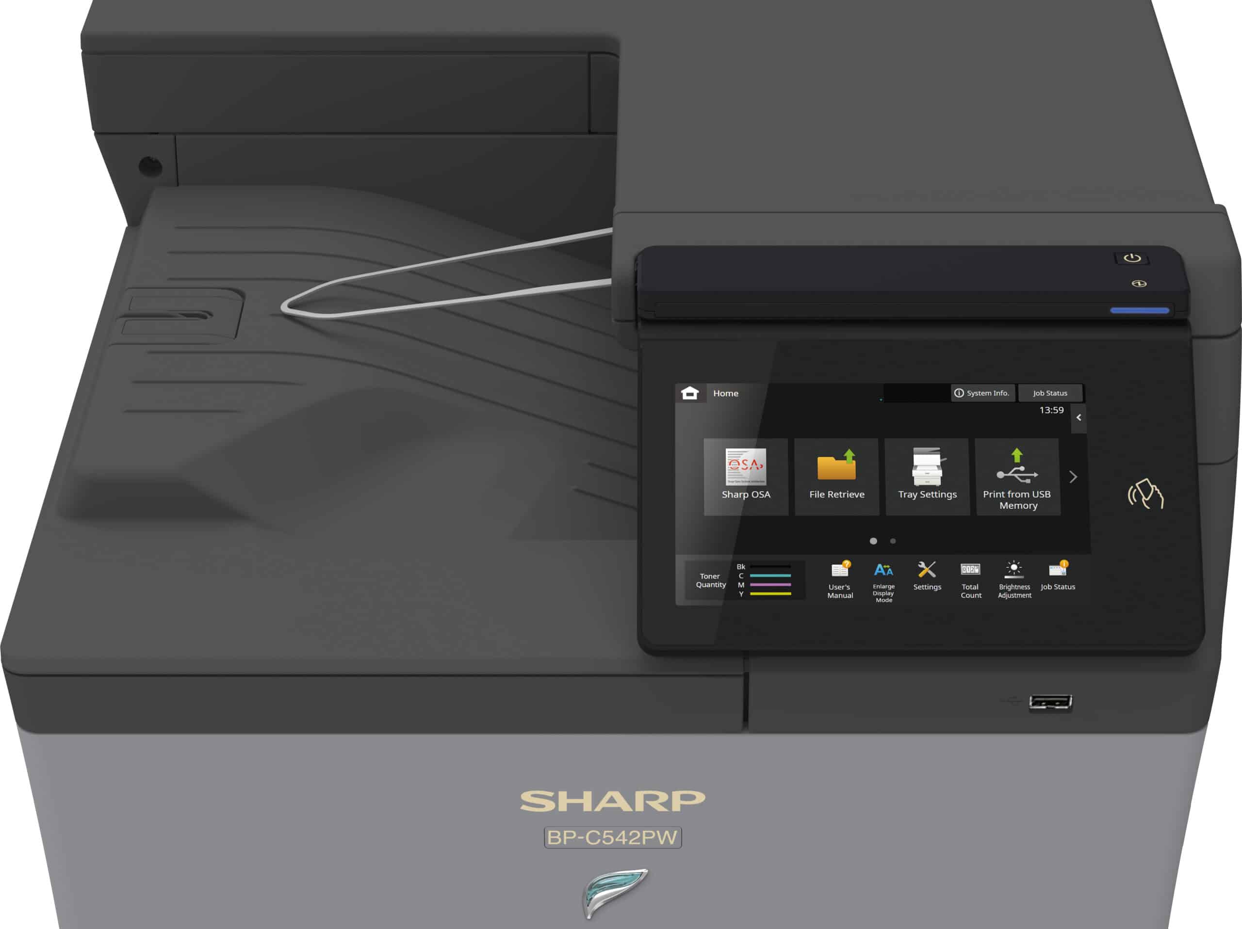 Sharp BP-C542PW A4 kleuren multifunctionele printer aanbieding