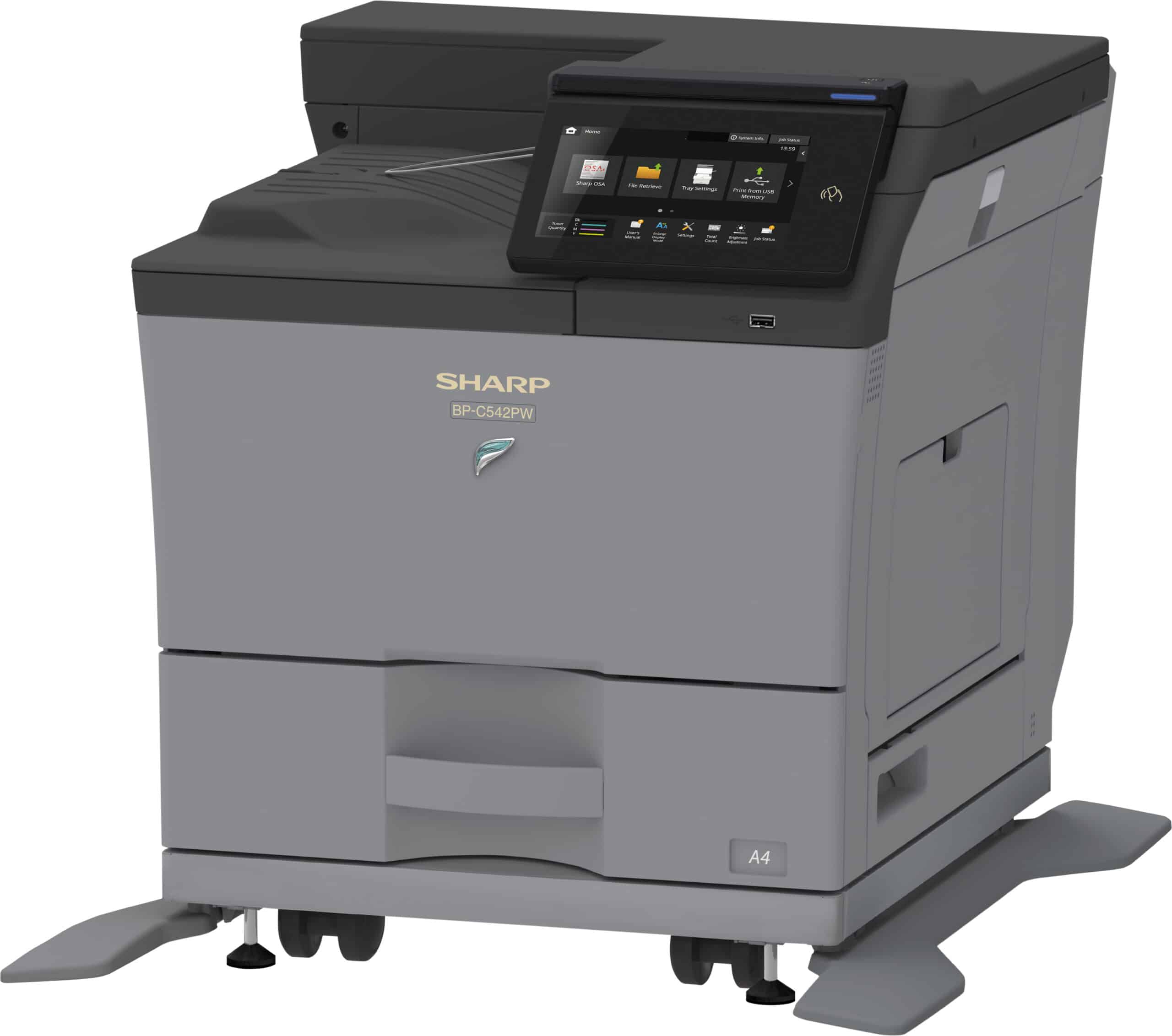 Sharp BP-C542PW A4 kleuren multifunctionele printer, draadloos