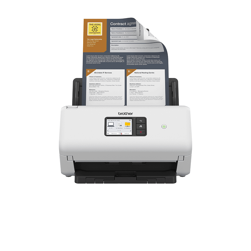 Brother ADS-4550W A4 documentenscanner aanbieding bij Primefa.nl