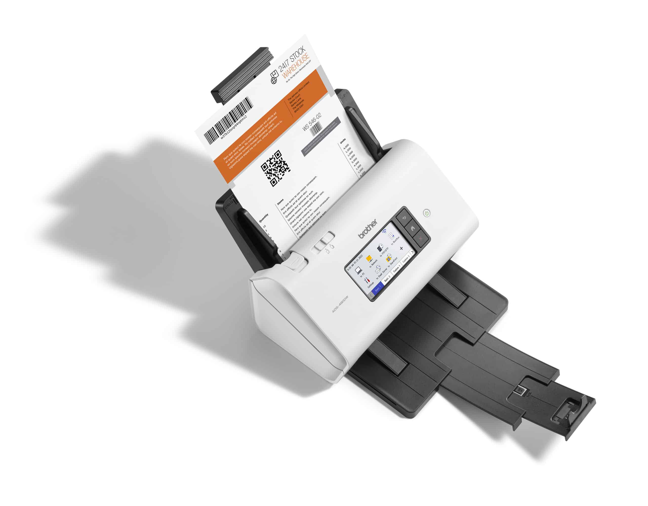 Brother ADS-4550W A4 draadloze documentscanner voor ondernemers op Primefa.nl