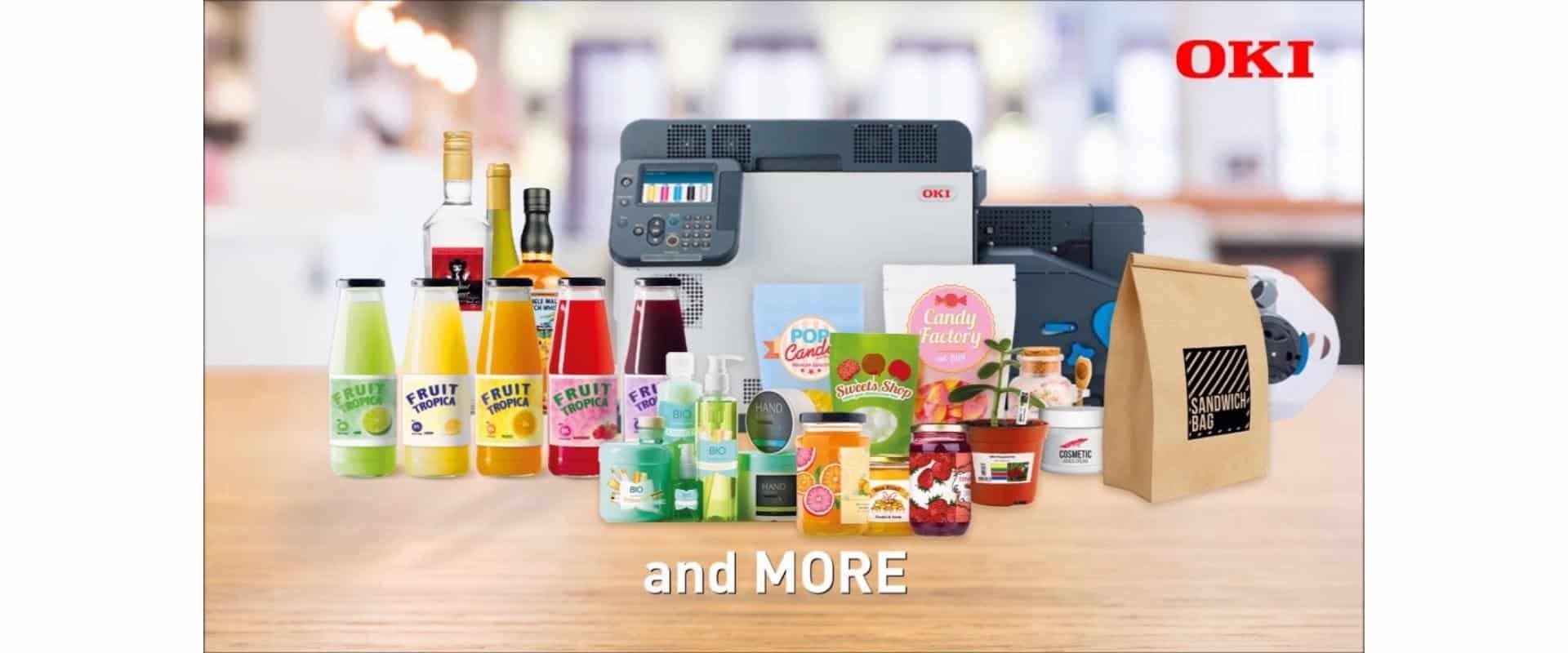 OKI Pro1040 CMYK kleurenprinter voor etiketten en labels