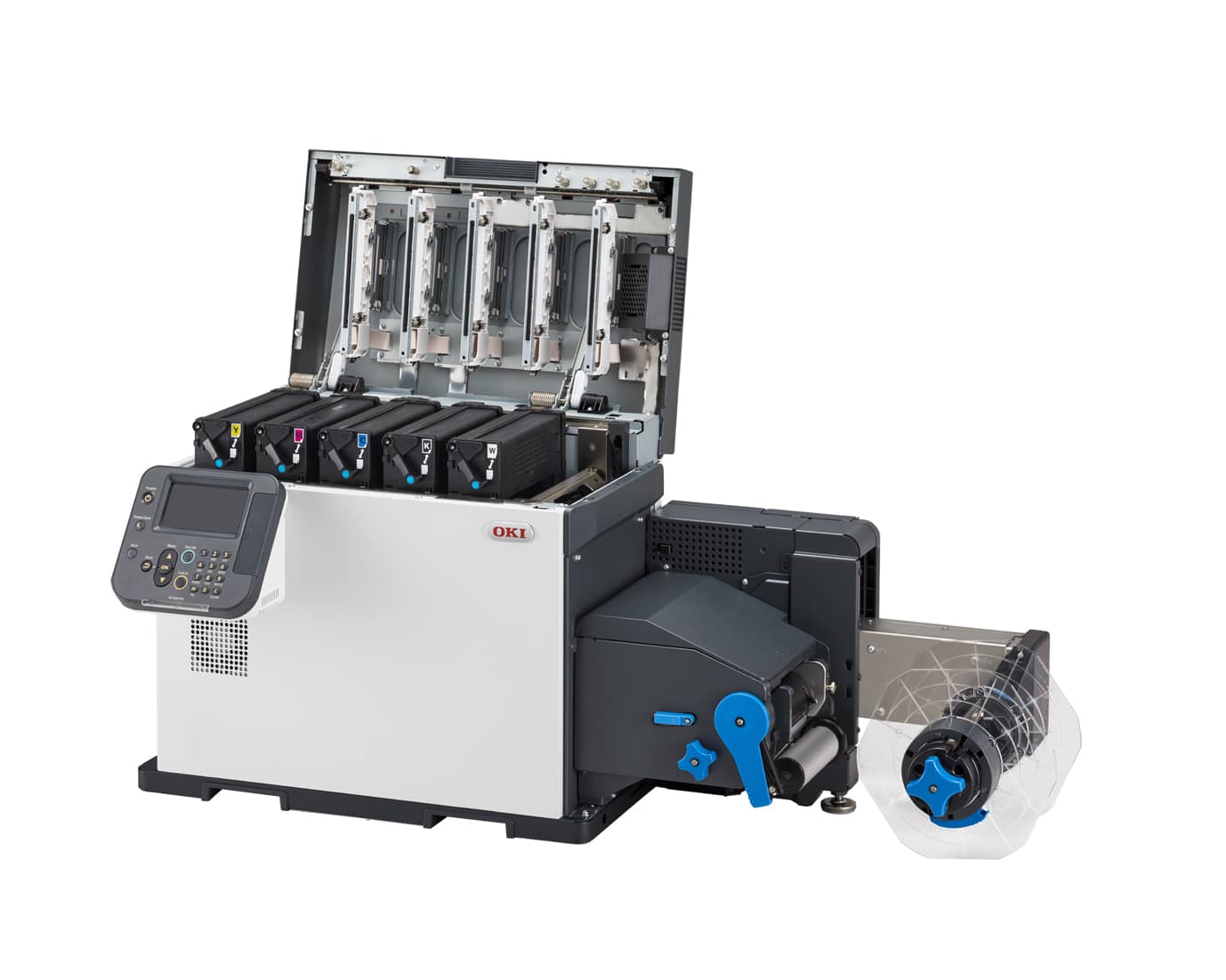 OKI Pro1040 CMYK kleurenprinter voor etiketten en labels