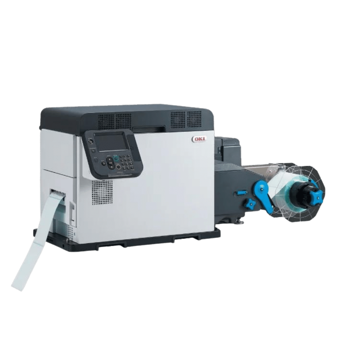 OKI Pro1040 CMYK kleurenprinter voor labels en etiketten