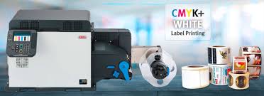 OKI Pro1050 vijf-kleuren labelprinter voor etiketten op rol