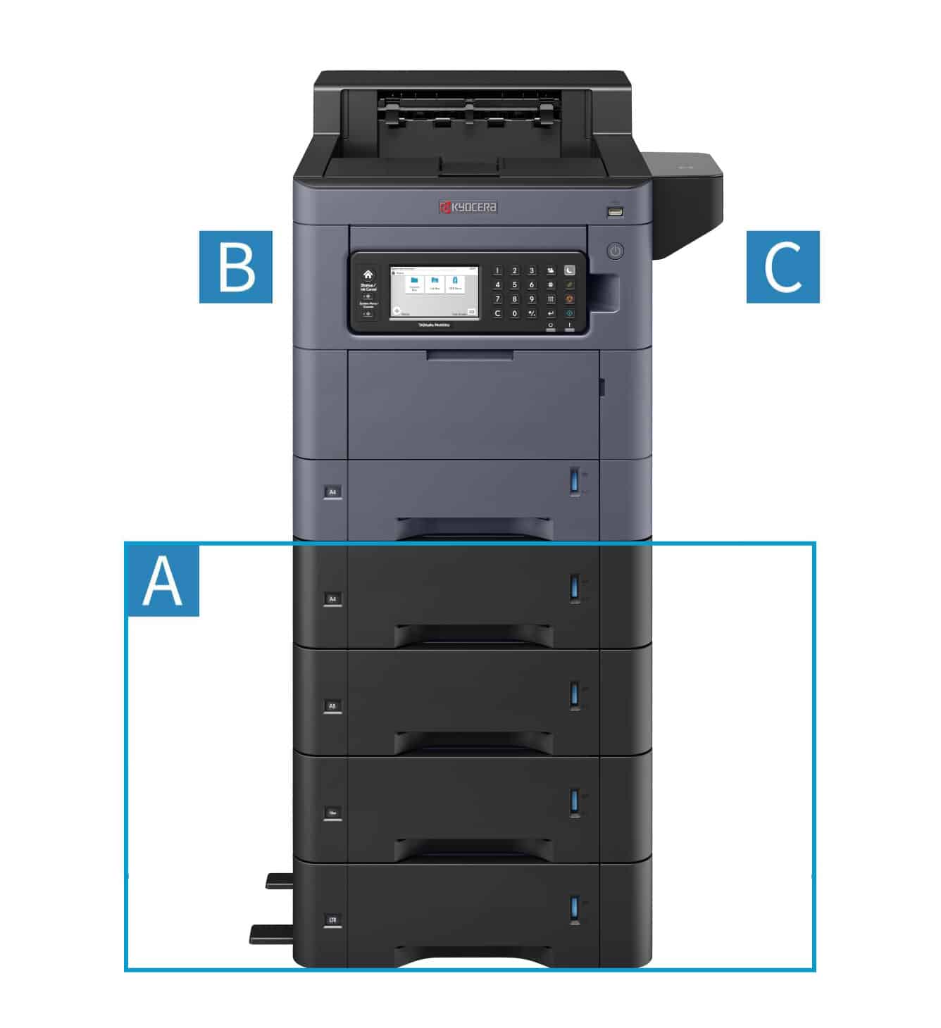 Kyocera Taskalfa PA4500ci A4 kleurenprinter aanbieding Primefa