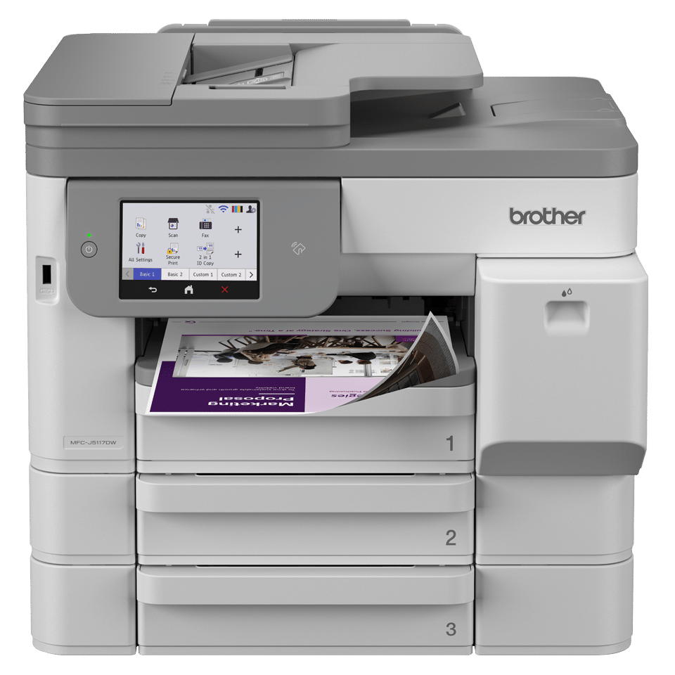 Brother MFC-J5117DW A3/A4 kleuren inkjet printer van Primefa