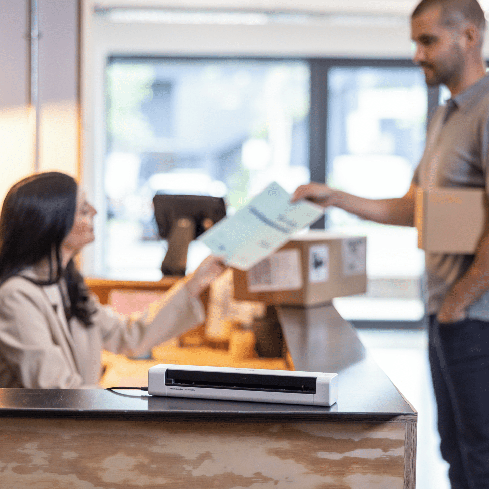 Mobiele Brother scanner voor ondernemers van Primefa