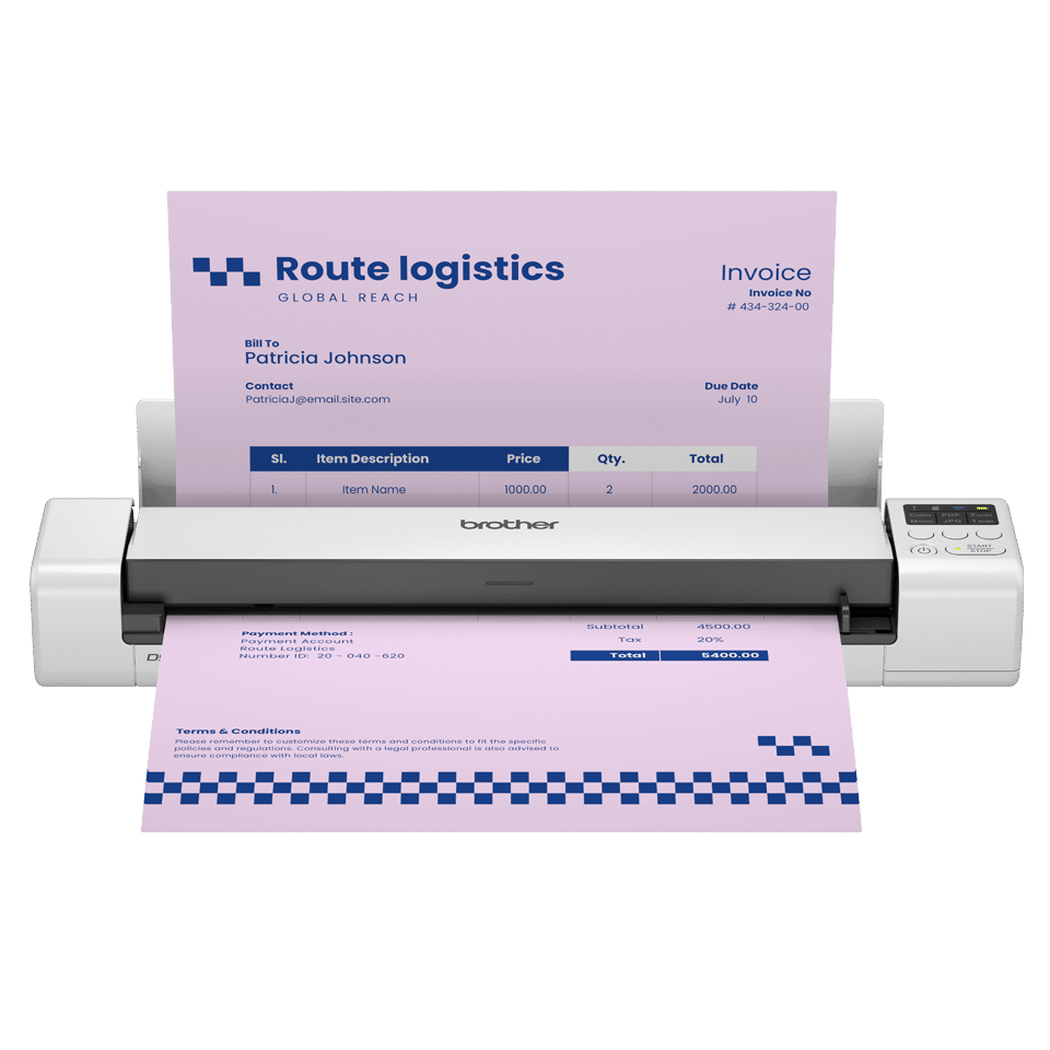 Brother draadloze documentenscanner voor ondernemers van Primefa – Brother ADS-940DWe