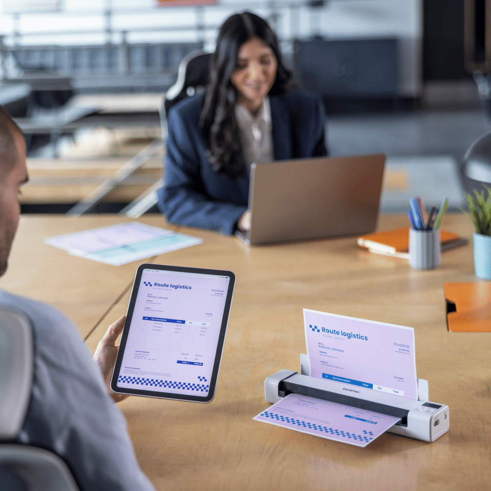 Draadloze Brother documentenscanner voor ondernemers van Primefa